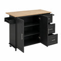 Black extendable kitchen cart with drawers from neltrava, ideal for dining rooms and kitchens, featuring a sleek, functional design.
