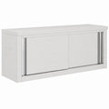 Stainless steel kitchen cabinet from neltrava, 120 x 40 x 50 cm, modern storage solution for home and household use.