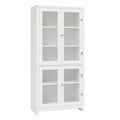 Neltrava vitrinen cabinet, 190 cm tall with multiple doors, ideal for kitchen, household, and living room storage.
