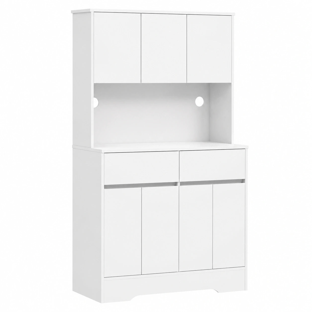 Modern kitchen cabinet by neltrava, 100x38x180 cm with multiple doors and shelves for organized storage.