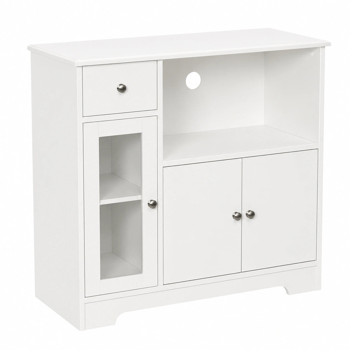 Neltrava kitchen cabinet with drawers, 90x40x82 cm, ideal for dining room storage, made of wood and modern design