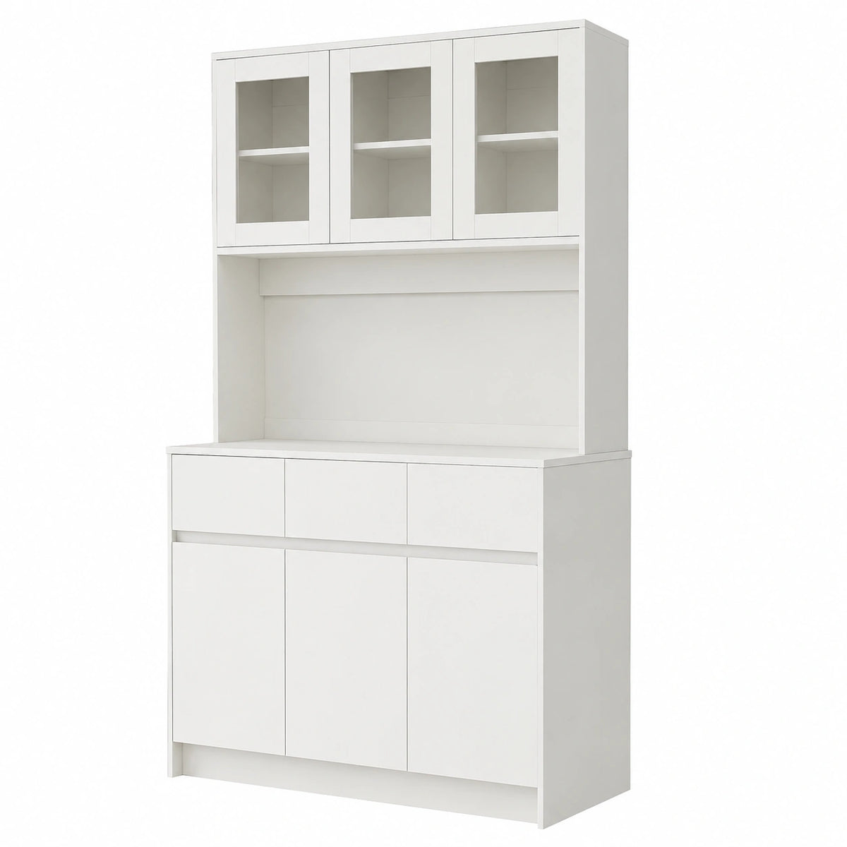 Neltrava kitchen cabinet with drawers, ideal for dining room and kitchen storage, featuring a modern wooden finish.