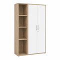 Neltrava oak office filing cabinet with storage space, ideal for organization in home or office settings.