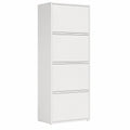 Neltava wooden sideboard with multiple doors, measuring 40x50x119 cm, ideal for living room, bedroom, or office storage.
