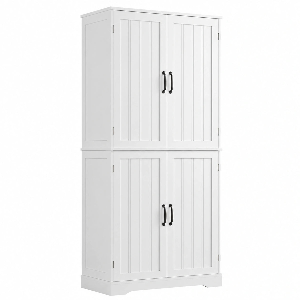 Neltrava kitchen cabinet with multiple doors, measuring 180x80x40 cm, suitable for kitchen and living room storage.