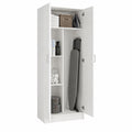 Neltrava multi-purpose kitchen cabinet with shelves, black finish, ideal for household storage and organization.