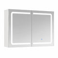 Neltava bathroom mirror cabinet with multiple doors, wall-mounted storage for bathroom organization and space-saving design