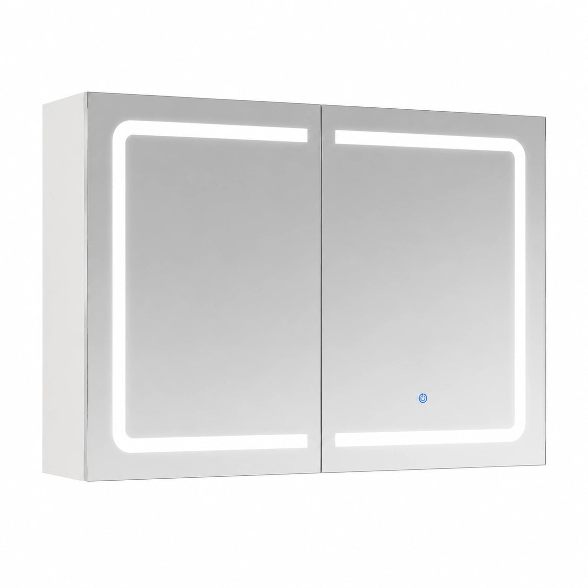 Neltava bathroom mirror cabinet with multiple doors, wall-mounted storage for bathroom organization and space-saving design