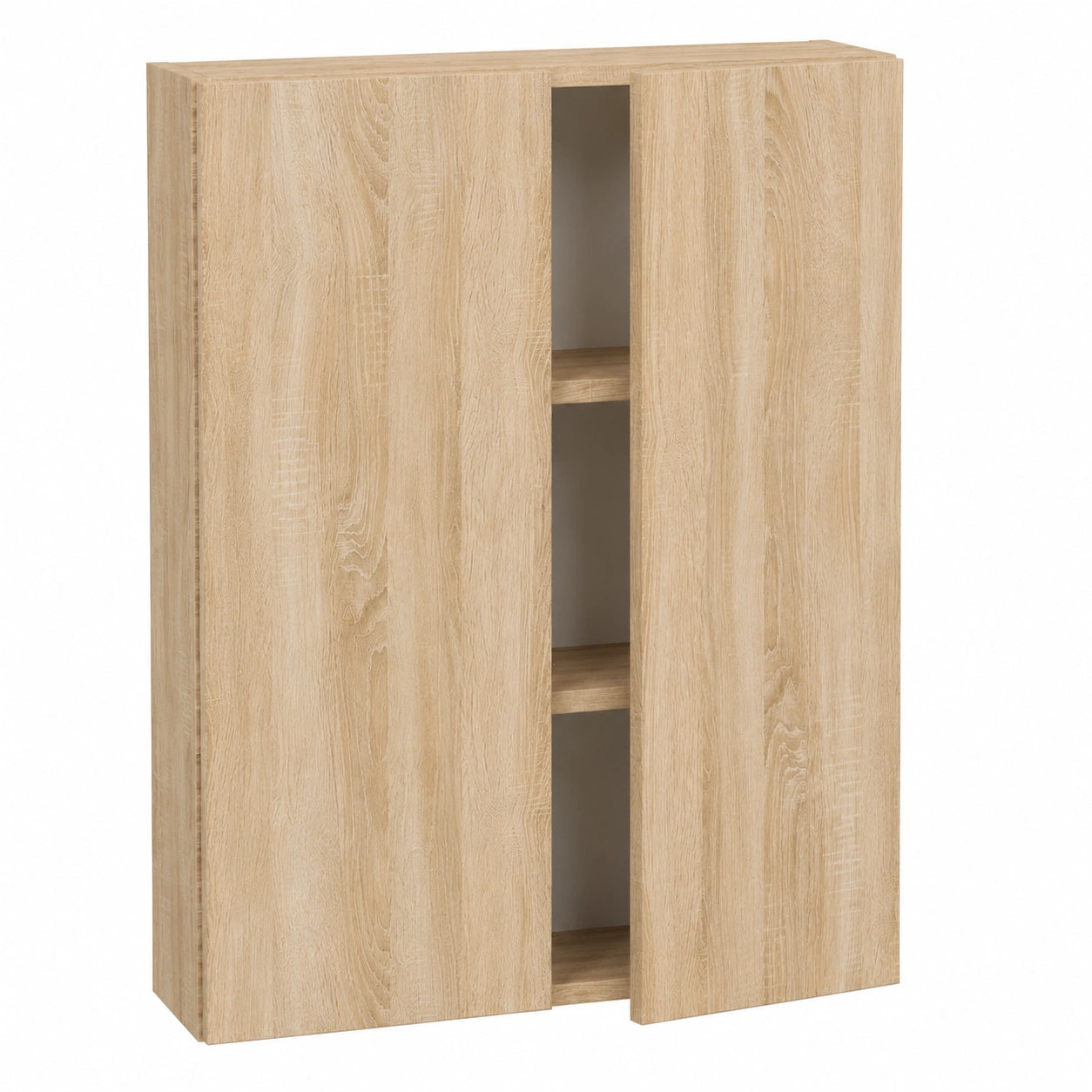 Hängender Badezimmerschrank aus Sonoma-Eiche, mit modernem Design, von neltrava, für Küche, Haushalt und Wohnen.