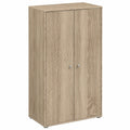 Neltrava wooden sideboard with multiple doors, 73.7x149.5x34.8 cm, Sonoma Eiche finish, made of wood and fiberboard.